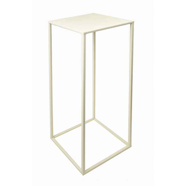 Držák Na Květináč loft 363 krémový pastelový matný kovový 70 cm