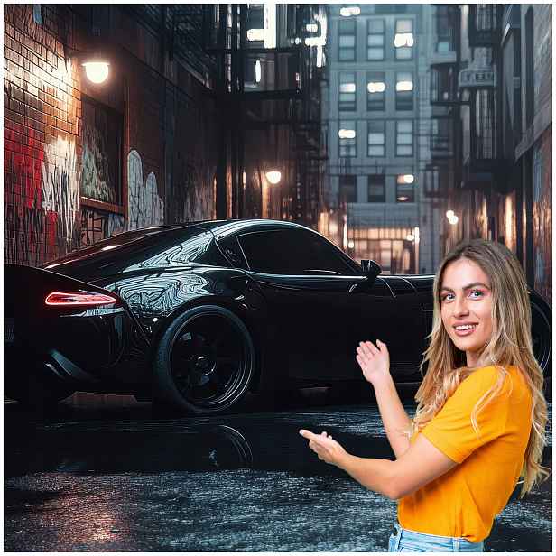 Fototapeta 3D Pro Mládež Auto Motocykl 196x260 DMSM27F