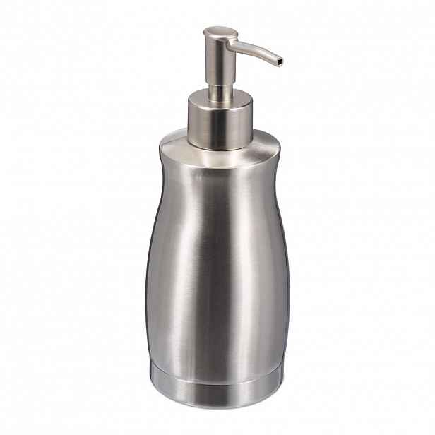 Relaxdays DÁVKOVAČ MÝDLA Stříbrný nerezová ocel doplňovací 400 ml