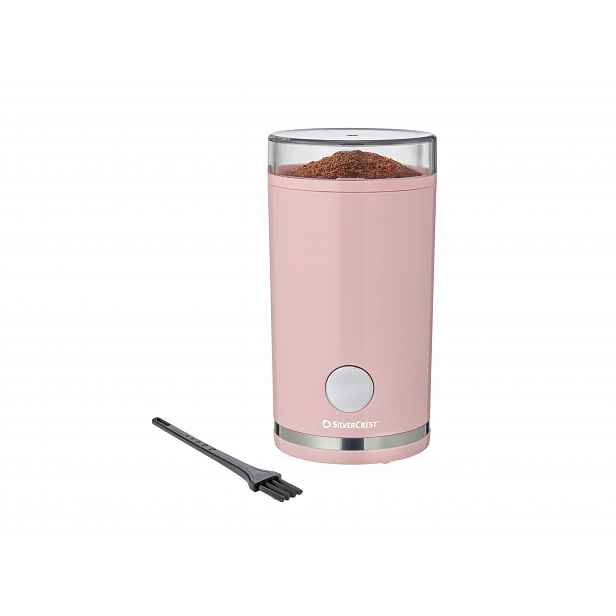 Silvercrest® Elektrický mlýnek na kávu Skme 180 D1 (světle růžová)