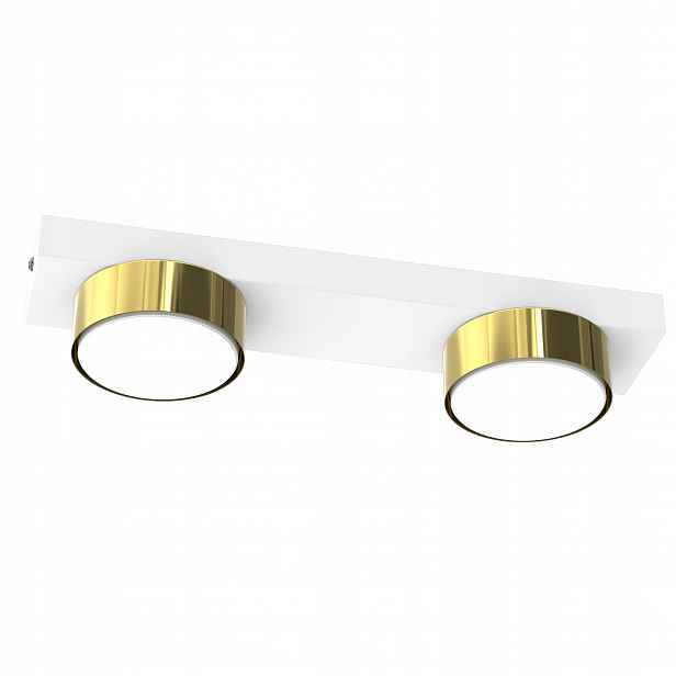 Stropní Lampa Do Obývacího Pokoje Stropní Svítidlo Led Loft GX53 Bílá Gold Polska