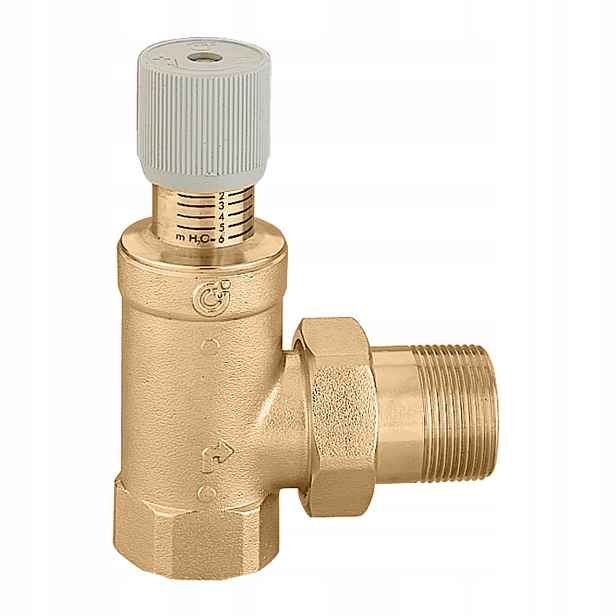 Vypouštěcí a diferenciální ventil 3/4" s měřítkem, nastavitelný úhlový Caleffi