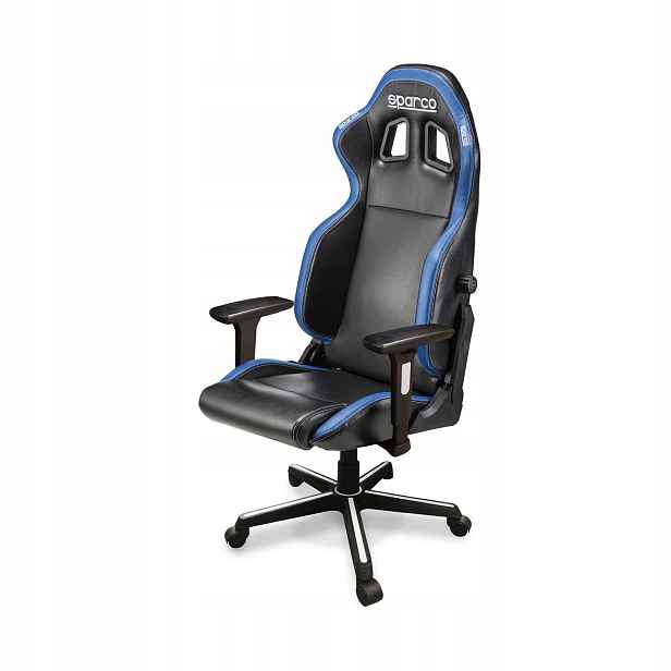 Kancelářská židle Sparco Icon černá/modrá