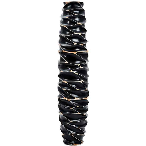 Podlahová váza Tráva Pampová Dřevěná Moderní Japandi Loft 110 cm