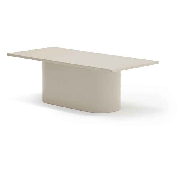 Krémový konferenční stolek 50x111 cm Totem – Teulat