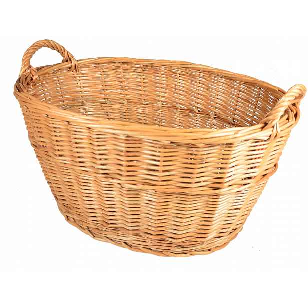 Proutěný Koš Na Dřevo Spodní Prádlo Hračky 50 CM