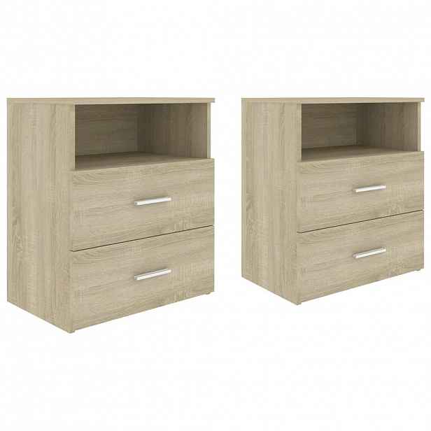 vidaXL Noční stolky 2 ks dub sonoma 50 x 32 x 60 cm