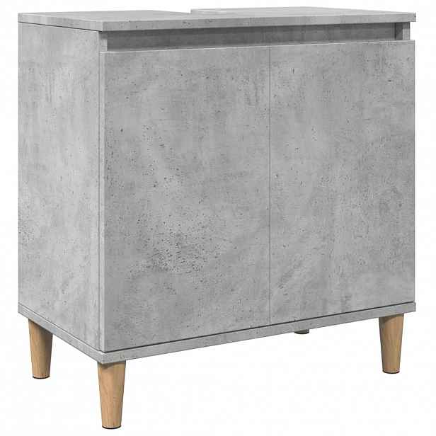vidaXL Skříňka pod umyvadlo betonově šedá 58x33x60 cm kompozitní dřevo