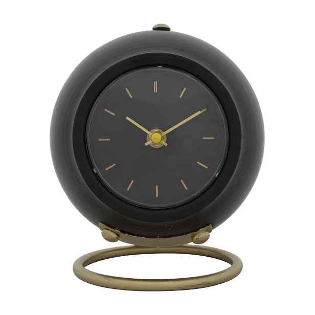 Mauro Ferretti Stolní hodiny Ball 19 cm černé/zlaté