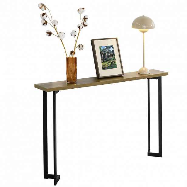 SoBuy KONZOLOVÝ STOLEK DO PŘEDSÍNĚ Světlý dub 120x20x75cm Minimalistický