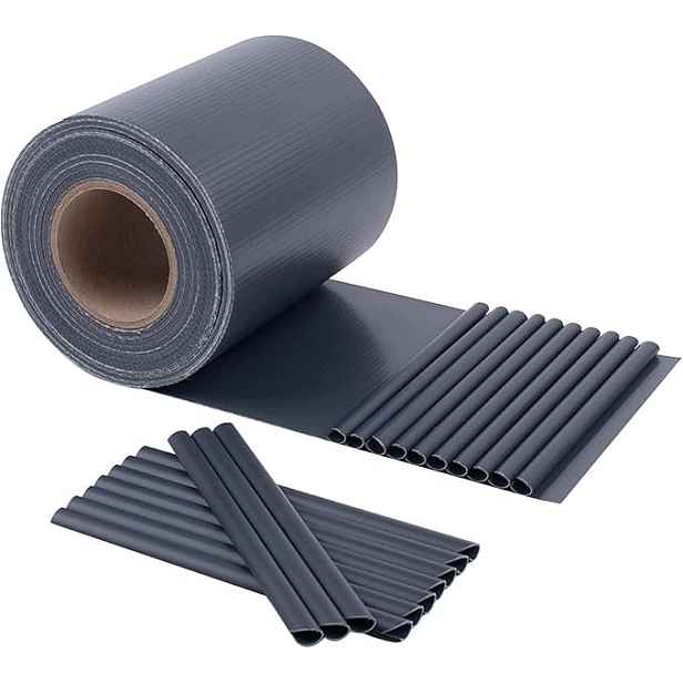 Stínící panelové pásy Heng Feng Pvc 35 m x 19 cm antracit 450 g/m² 20 klipů