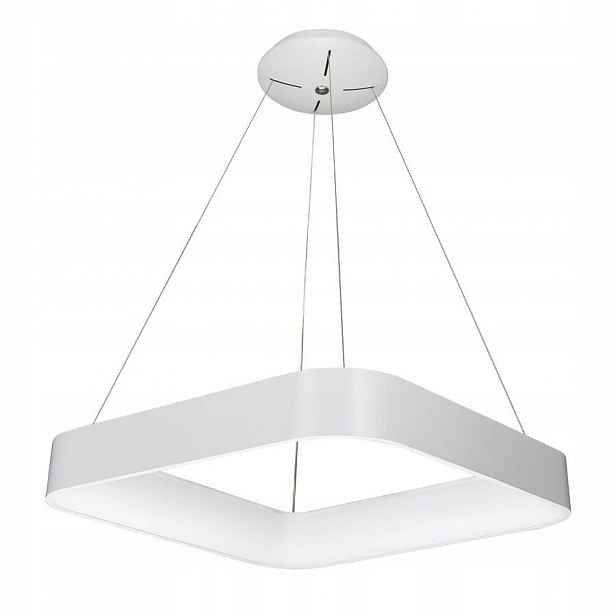 Závěsná lampa Zwis Lustr Luigi Led Bílá Stmívatelná 50W Moderní