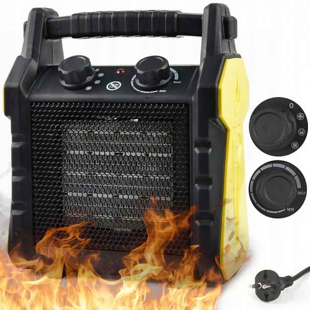 Elektrický keramický ohřívač Farelka 3 kW