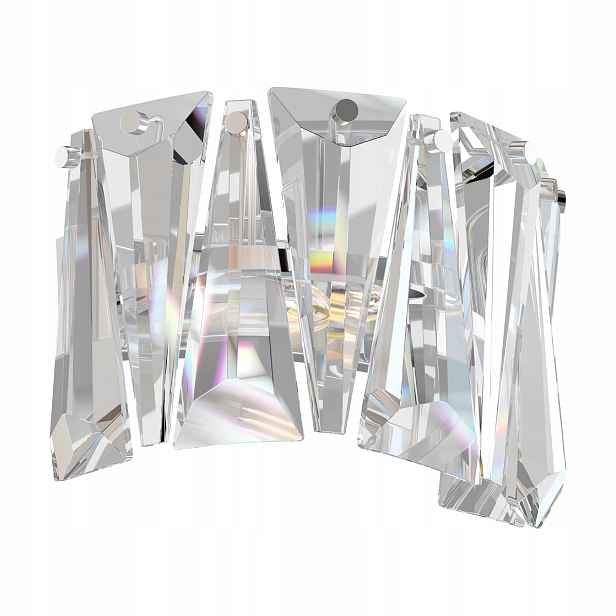 Křišťálová nástěnná lampa glamour chrom do obývacího pokoje Maytoni