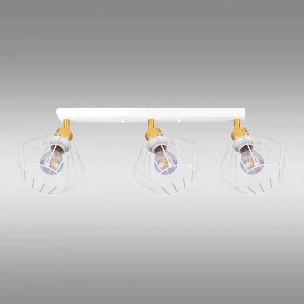 Svítidlo DEBE 66129 10W E27 WHITE/GOLD LW3