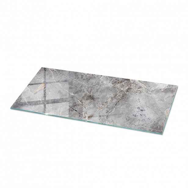 TULUP SKLENĚNÁ DESKA 125x50 cm Vzor z přírodního mramoru