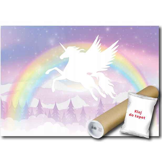 Vinylová fototapeta Jednorožec duha 152x104