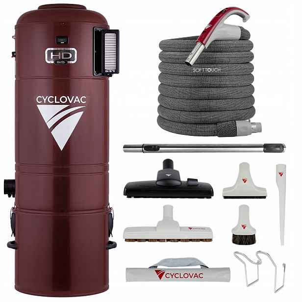 Centrální vysavač Cyclovac HD925 sada Modern Pro 9 m až 12 zásuvek