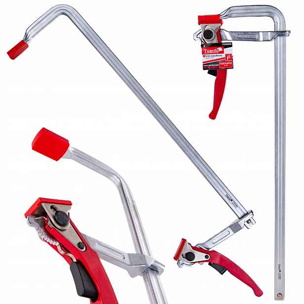 Svěrák Svářecí Kovaný Západka Svěrka Typ F 500x120mm
