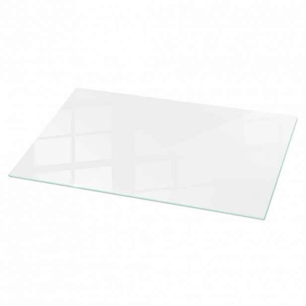 TULUP SKLENĚNÁ DESKA 120x60 cm Hladká bílá barva
