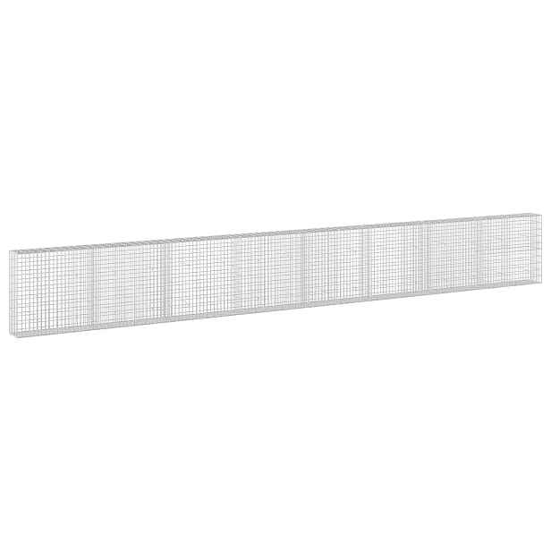 vidaXL Gabion s drátem 5 mm a síťkou 5x10 cm 800x30x100 cm