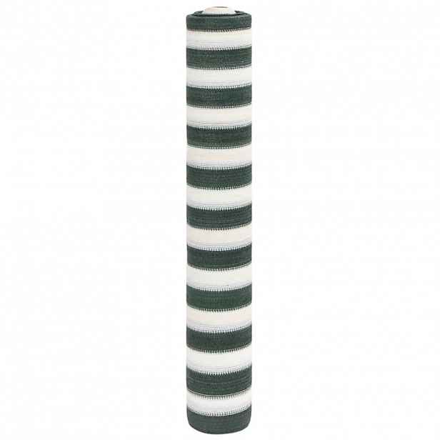 vidaXL Stínící tkanina zelená a bílá 1,5 x 25 m HDPE 195 g/m²