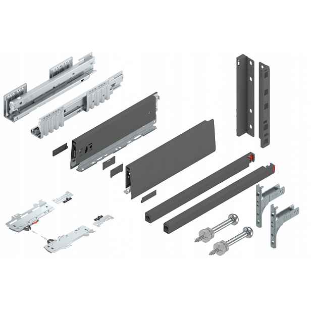 Blum Šuplík Merivobox 350 Vysoká E Tip-On Antr 40 kg