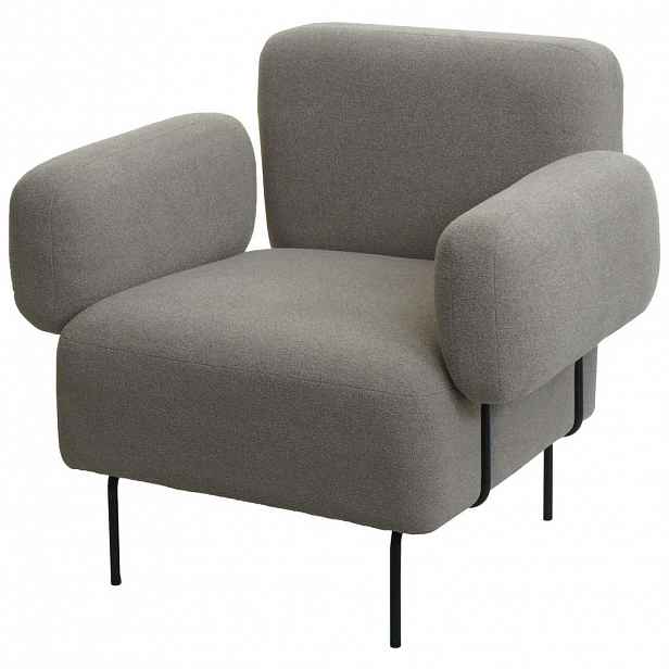 MCW LOUNGE KŘESLO Šedá