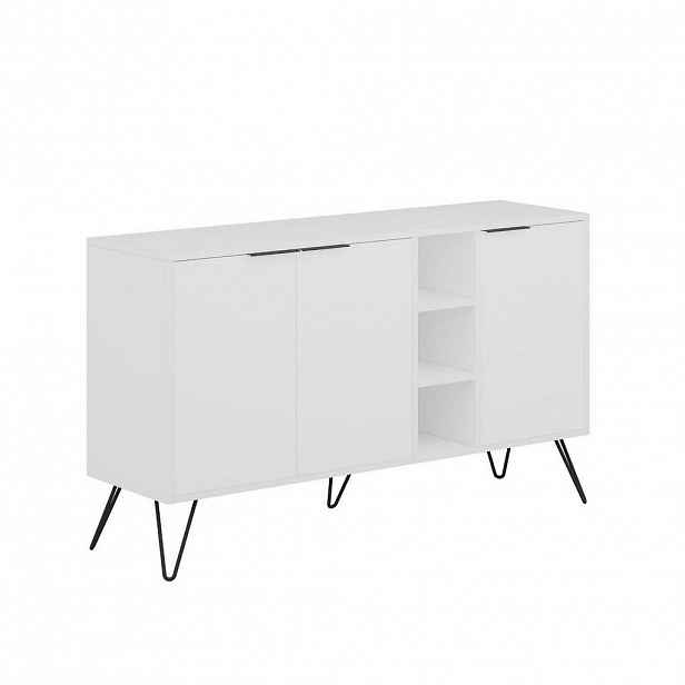 Calicosy PŘÍBORNÍK se 3 výklenky a 3 dvířky, délka 142 cm - Clara