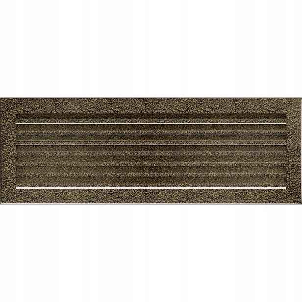 Ventilační mřížka Fresh 17x49 černo-zlatá