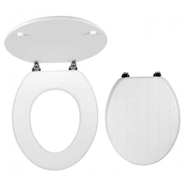 Wc prkénko Novaservis MDF bílá WC/PROVENCE