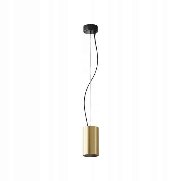 Závěsná lampa Maytoni Efir černo-zlatá Led 15W IP20 3000K 7,5 cm