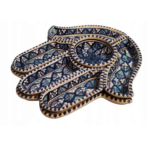 Meze Set pro Mezze Meze Fatima Maroko Tunisko Hamsa