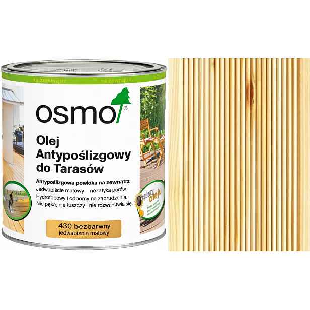 Osmo 430 Protiskluzový bezbarvý terasový olej 0,75L protiskluzový R9/10