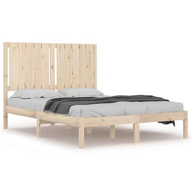 vidaXL Rám postele masivní dřevo 120 x 190 cm Small Double