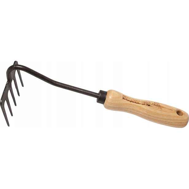 Hrábě malé, 5 zubů, hrabičky kulaté, 140 mm