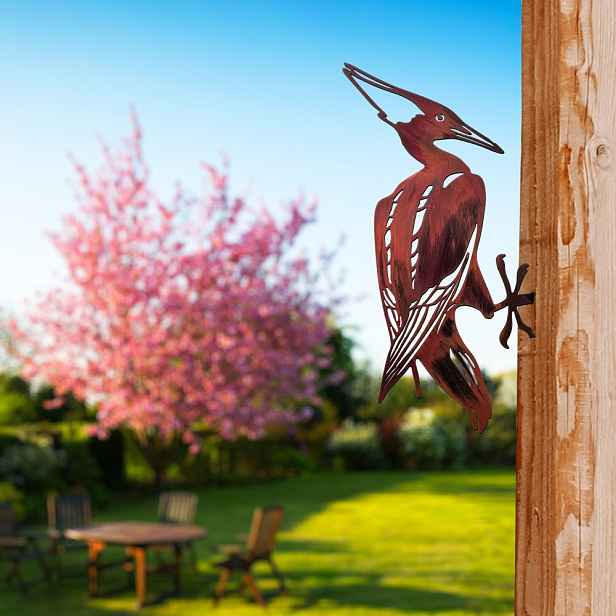 Zahradní dekorace Bird on the branch 30