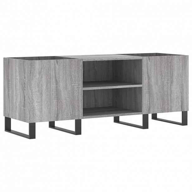 vidaXL Skříňka na LP desky šedá sonoma 121x38x48 cm kompozitní dřevo