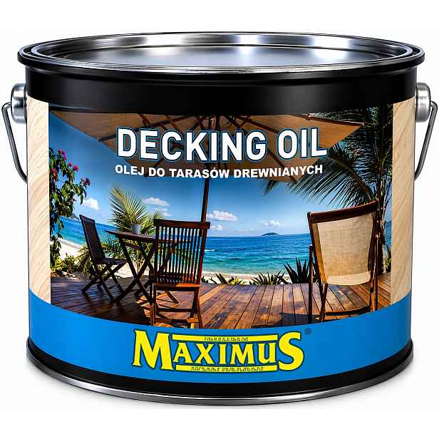 Maximus Decking Oil 2,5L olej na venkovní dřevo na terasu