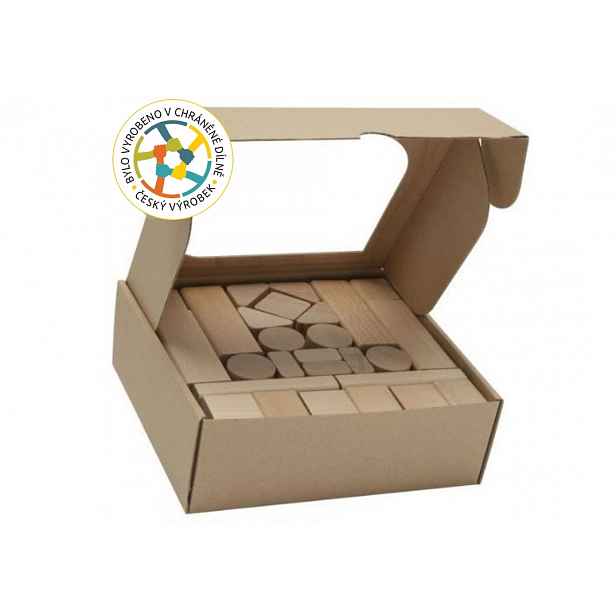 T-wood Dřevěné kostky 50 ks