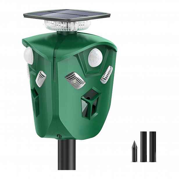 Ultrazvukový Odpuzovač Hmyzu Beupflw Solární IP44 360°