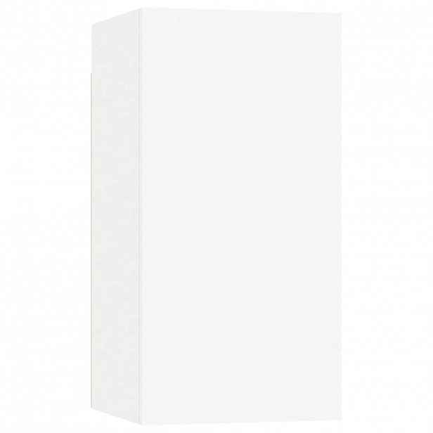 vidaXL TV stolek bílý 30,5 x 30 x 60 cm kompozitní dřevo