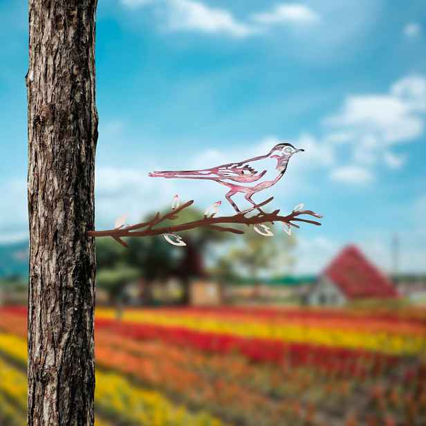Zahradní dekorace Bird on the branch 25