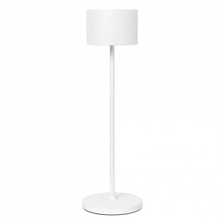 Bílá přenosná led lampa Blomus Farol