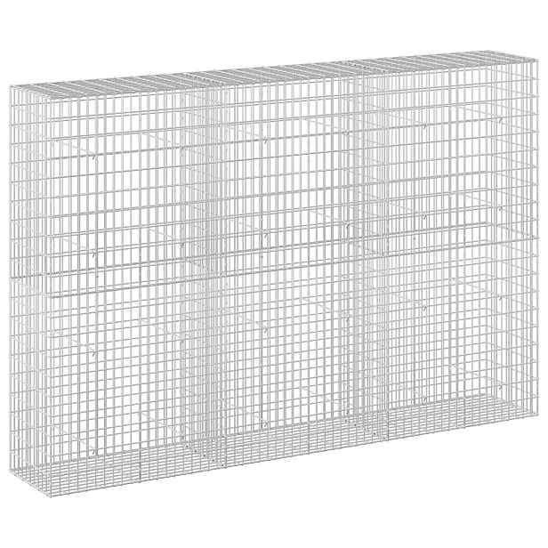 vidaXL Gabion s drátem 5 mm a síťkou 5x10 cm 300x50x200 cm