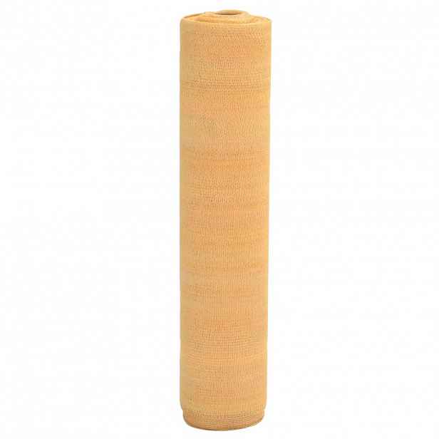vidaXL Stínící tkanina písková 1 x 25 m HDPE 150 g/m²