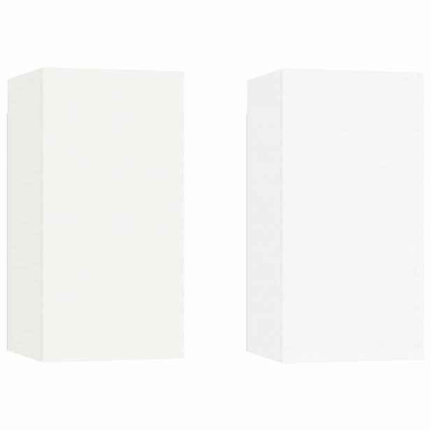 vidaXL TV stolky 2 ks bílé 30,5x30x60 cm kompozitní dřevo