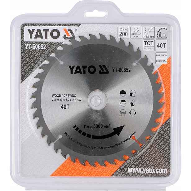 Yato Kotoučová Pila Na Dřevo 200X40TX30MM YT-60652