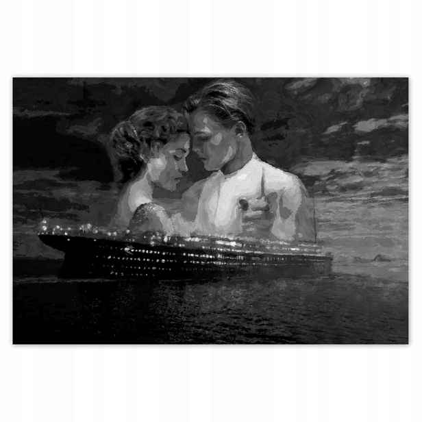 Plakáty 200x135 Titanic Černobílé