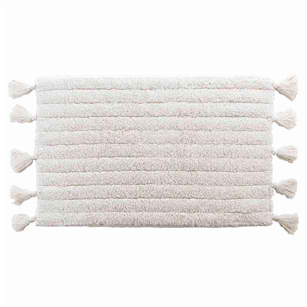 Bílá koupelnová předložka 50x80 cm Minatis – douceur d'intérieur